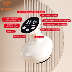 PAKISS Masseur électrique portable Gua Sha avec aspiration à pression négative, instrument de grattage intelligent sans fil - Product Image 2