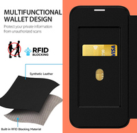 Pour iPhone 11 PRO MAX étui en cuir TPU PC magnétique attraction carte insertion couverture complète paquet anti chute étui de protection pour téléphone