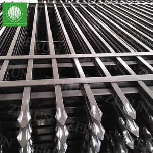 2025新デザイン安価錬鉄フェンスパネル/金属ピケット装飾フェンス建設現場用3Dモデリング環境にやさしい - Product Image 6