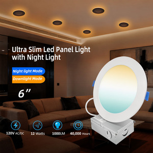 Cao cấp siêu mỏng dẫn ánh sáng trần với chế độ kép 5cct lựa chọn Dimmable Bảng điều chỉnh cho khu dân cư và thương mại sử dụng - Product Image 2