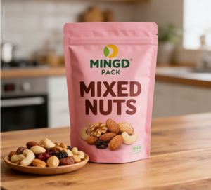 Bolsa de Mylar de 3.5 con Cierre Hermético, Impresa Personalizada, de Grado Alimenticio, Resistente a la Humedad, para Granola, Frutos Secos, Café Tostado - Product Image 3