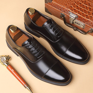 QLFashion British Mens scarpe eleganti a punta sposo d'affari Casual signori - Product Image 1
