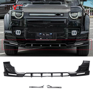 Labio delantero de parachoques de coche con LED para <span class=keywords><strong>Land</strong></span> <span class=keywords><strong>Rover</strong></span> <span class=keywords><strong>Defender</strong></span> 2021 <span class=keywords><strong>2022</strong></span> <span class=keywords><strong>2023</strong></span> estilo ROCK alerón de parachoques delantero labio - Product Image 1