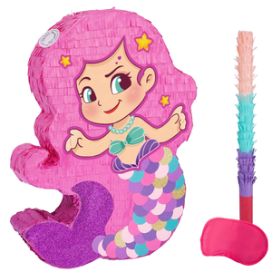 Pirottoli a Tema Sirena per Bambini, Piñata di Carta <span class=keywords><strong>e</strong></span> Articoli per la Tavola, Decorazioni di Compleanno, Coriandoli Riempibili per Gadget per Feste - Product Image 1