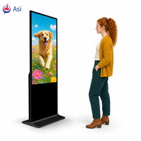 Asi - Señalización Digital de 55 Pulgadas para Interiores con Software en la Nube y Pantalla Táctil para Hoteles, Bancos, Tiendas y Centros Comerciales