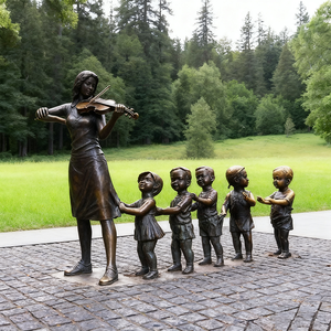 Estatuas <span class=keywords><strong>de</strong></span> bronce antiguo <span class=keywords><strong>de</strong></span> tamaño real para profesores y niños, modelos <span class=keywords><strong>de</strong></span> Metal impresos personalizados para decoración escolar, figuras <span class=keywords><strong>de</strong></span> Latón chapado pulido - Product Image 3