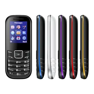 Ponsel SIM ganda GSM 1.77 "dengan tampilan TFT, desain kustom Keyboard besar biaya rendah