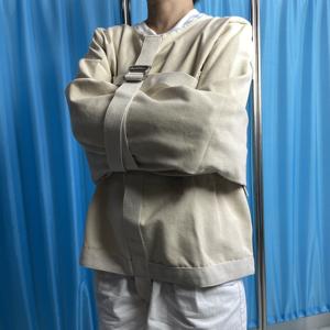 Vente en gros de la camisole de force d'asile Vêtements de protection des membres supérieurs pour la sécurité des patients BDSM Self Bondage camisole de force - Product Image 5