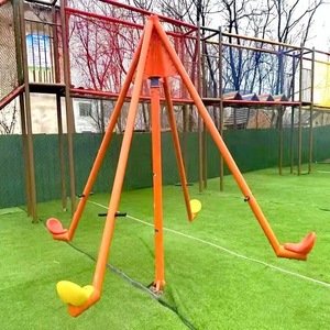 Vendita calda all'aperto non alimentata altalena bambini metallo altalena parco divertimenti giostre attrezzature parco giochi - Product Image 5