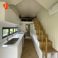 Villa moderne à deux étages entièrement meublée, maison modulaire en acier léger, imperméable, écologique, installation rapide pour 2 chambres