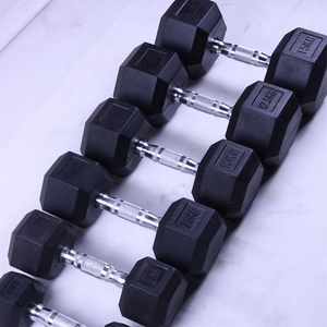 Thiết Bị Tập Thể Dục Chất Lượng Cao Mới Quả Tạ Tập Gym Quả Tạ Cao Su Hình Lục Giác Tùy Chỉnh Tập Thể Hình - Product Image 6