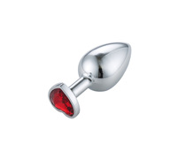 Plug anal en métal de marque privée, base poker (Pique, Cœur, Épée, Trèfle), avec gemmes remplaçables, pour hommes et femmes