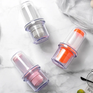 Botella de aceite con cepillo de silicona, dispensador de vidrio para cocina, bomba para aceite de oliva, pulverizador de vinagre, utensilio de cocina para barbacoa, herramienta para dispensar condimentos. - Product Image 5