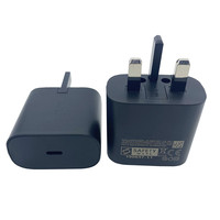 Chargeur de Téléphone Portable USB C 25W Prise UK Type C Super Rapide Original pour Samsung Galaxy S25 S24 Ultra S23 Plus