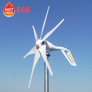 กังหันลม SC1000 ขนาดเล็ก 1KW 2KW 12V 24V 48V แบบแนวนอน 6 ใบพัด ลดราคาพิเศษ SC-1000 กังหันลมแนวนอนขนาดเล็ก - Product Image 4