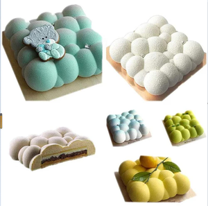Moule à gâteau en silicone en forme de nuage personnalisé avec logo, pour mousse et desserts, outils de pâtisserie, vente en gros - Product Image 3