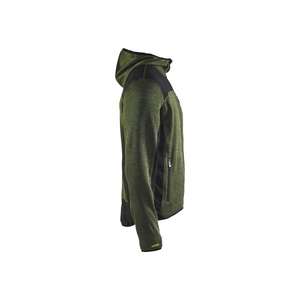 BLAKLADER-Veste tricotée des années 493021174699 Vert armée/Noir-EAN 7330509411407 VESTES DE TRAVAIL D'HIVER SOFTSHELL ET VESTES REMBOURRÉES - Product Image 5