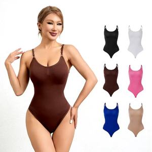 New Arrival Firm Control Breathable Eco-Friendly Lace <b>Bodysuit</b> <b>Body</b> <b>Shaper</b> Low-Back Hourglass Plus Size Seamless Anti-Bacterial - Product Image 2