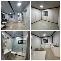 Maison conteneur de luxe extensible à 2 étages, préfabriquée portable 20/40 pieds, en acier moderne, pour hôtel ou entrepôt