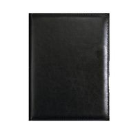 Carnet A5 à couverture rigide en cuir PU, personnalisable avec logo, reliure métallique 6 trous, journal d'affaires, porte-stylo, cadeau d'entreprise, agenda
