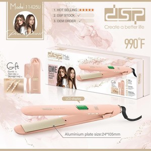 Plancha de pelo DSP con pantalla LCD de 24x105 mm y apagado automático para mujeres - Product Image 1