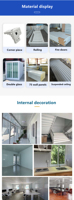Bâtiments modulaires préfabriqués en conteneurs pour la construction en Chine, bureaux portables en kit, conception moderne en acier, respirants, conformes ISO