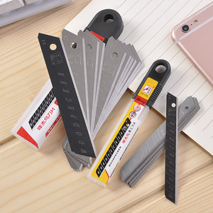 Woodpecker Utility Knife Blades 9mm 18mm Carbon Steel Replacement Blades For <b>Paper</b> Cutting And Wallpaper Removal - Product Image 2