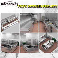 Équipement de cuisine à gaz pour restauration rapide commerciale, équipement de cuisine en acier inoxydable, fournitures hôtelières, équipement de restauration