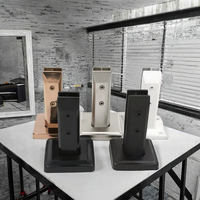 Combinaison rampe et balustrade en verre - Support de fixation en acier inoxydable étanche pour escaliers intérieurs et patios extérieurs