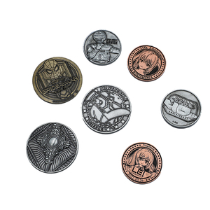 Moneda de Metal Personalizada de Aniversario con Diseño de Anime y Dibujos Animados, de Aleación de Cobre y Zinc, Venta al por Mayor - Product Image 2