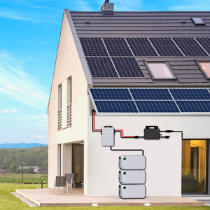 ระบบแผงโซลาร์เซลล์ OMMO สำหรับบ้าน พร้อมอินเวอร์เตอร์โซลาร์เซลล์ 800W MPPT PV Hub ตัวควบคุมการชาร์จพลังงานแสงอาทิตย์ สำหรับระเบียงบ้าน - Product Image 2