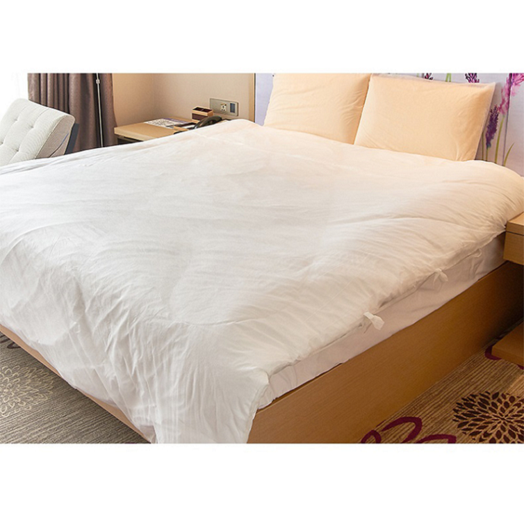 Комплект постельного белья для отеля на заказ, нетканое одноразовое одеяло, пододеяльник