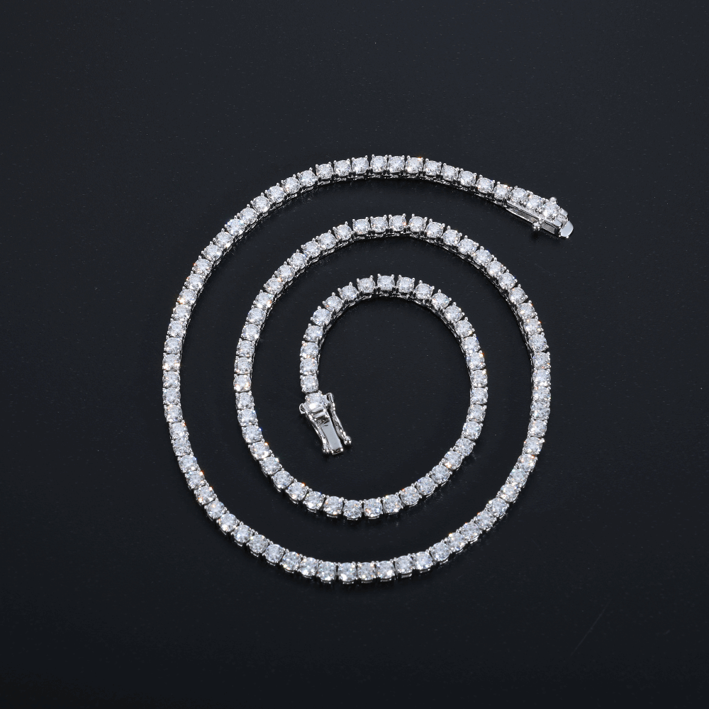 3mm-White Gold