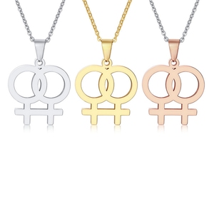 MECYLIFE-collar de joyería de Orgullo Gay, joyería LGBT Lésbica, collar de acero inoxidable - Product Image 4
