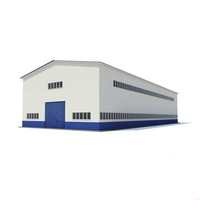 Atelier préfabriqué en structure légère en acier, entrepôt préfabriqué, soudage, pliage, couleur personnalisée, ISO9001