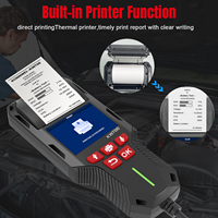 KONNWEI KW700 Probador Inteligente de Salud de Baterías, Probador de Baterías de Automóvil con Función de Impresión