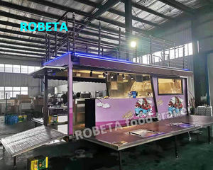 Chariot de restauration Mobile, pour café-voiture, à Double pont, caddie, en promotion, remorque en promotion à 2 étages - Product Image 5