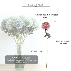 CM-D001 bán buôn lụa hoa nhân tạo mô phỏng bồ công anh cho trang trí đám cưới - Product Image 4