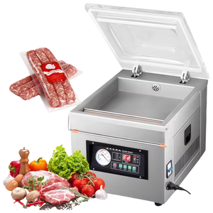 Machine de mise <span class=keywords><strong>sous</strong></span> <span class=keywords><strong>vide</strong></span> commerciale miniature améliorée BANMO avec doubles bandes de scellage de 32 cm et structure à chambre pour les noix et les produits secs - Product Image 2