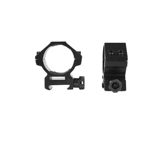 Paire de supports de 30 mm à profil haut, base en alliage d'aluminium de 21 mm, hauteur centrale de 51 mm, avec double vis, accessoires - Product Image 4