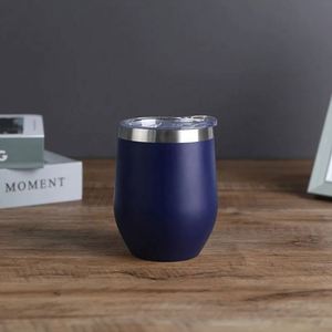 Ys45 Custom Logo 12oz/360ml Baking Utensilsl <b>Mug</b> Double Coffee Spoonse Insulation Travel <b>Cute</b> Party Beer <b>Mugs</b> Wine Cup with Lid - Product Image 6