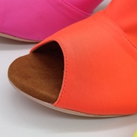 Chaussures de danse pour femmes Evkoodance 0703, couleur fluo néon, jazz, salsa, ballroom, danse de rue, talons hauts, bottes de danse