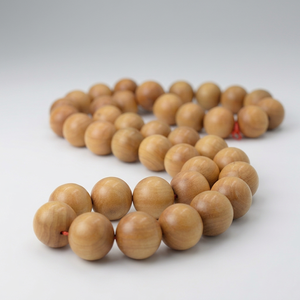 Perles en bois de santal naturel, rondes, polies, de 18 mm, pour la création de bijoux et la décoration DIY - Product Image 5