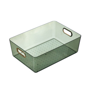 hotsell new in the market plastic large medium small transparent and green home food storage container