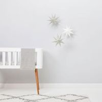 100% coton rayure tricot bébé pull tissu Swaddle jeter couverture avec Logo personnalisé accrocher pour la literie des enfants