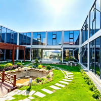 Maison préfabriquée en conteneur modulaire pour le logement des travailleurs sur chantier, solution de campement