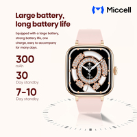 Reloj Inteligente Miccell 1.72 TFT LCD con Pantalla Táctil 4G, Brújula, Correa de Silicona, Monitor de Salud, GPS, Rastreador de Actividad Física, Resistente al Agua, Unisex