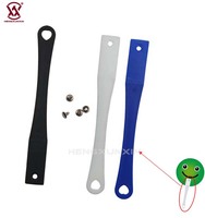 Sangle de poignée de ventilateur haute résistance avec design à trou en cœur, rivets à clipser complets, poignée de remplacement directe d'usine pour ventilateurs pliables portatifs