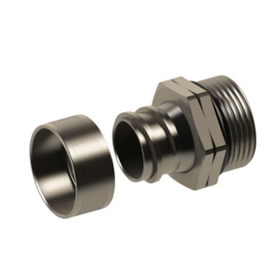 Raccord flexible en laiton nickelé OnElecs |   Connecteur électrique droit pour la protection des câbles (filetage métrique et NPT) - Product Image 2