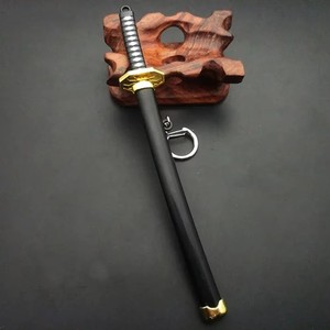 Chaveiro Mini Espada Samurai com Bainha <span class=keywords><strong>Anime</strong></span>, Chaveiro Katana para Homens e Mulheres, Brinquedo de Cosplay, Joia, Presente - Product Image 4